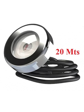 Refletor Led Piscina RGB 10 W Tholz cabo 20 mts INOX