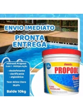 Cloro estabilizado Propool 3 em 1 – 37,8 % ativo Hidroall bd 10 KG