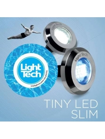 Refletor Led Piscina RGB 10 W Ligth TEch cabo 5 mts INOX