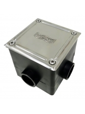 Caixa de Passagem Tampa Inox para refletor piscina