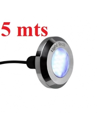 Refletor Led Piscina RGB 10 W Ligth TEch cabo 5 mts INOX