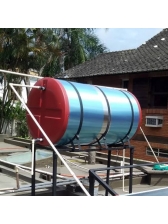 Boiler Solar 800 Lts Baixa Pressão Inox 316 Ouro Fino