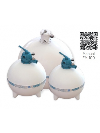 Filtro de areia para Piscina Sodramar FM 50 com válvula 6 vias