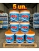 5 Baldes Cloro estabilizado HCL Plus puro -  38,7 % ativo Hidroall