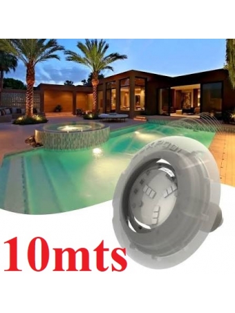 Refletor led Piscina RGB 9 w Luxpool cabo 10 mts ABS