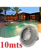 Refletor led Piscina RGB 9 w Luxpool cabo 10 mts ABS