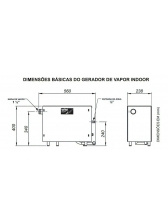 Gerador de Vapor Sodramar Stean Inox 9 KW