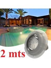 Refletor led Piscina RGB 9 w Luxpool cabo 2 mts ABS