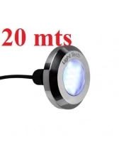 Refletor Led Piscina RGB 10 W Ligth TEch cabo   20 mts INOX