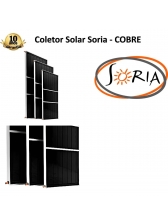 Placa Solar Banho 2 x1 mts Vertical Cobre Vidro Temperado