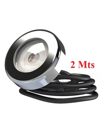 Refletor Led Piscina RGB 10 W Tholz cabo 2 mts INOX