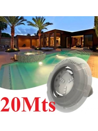 Refletor led Piscina RGB 9 w Luxpool cabo 20 mts ABS