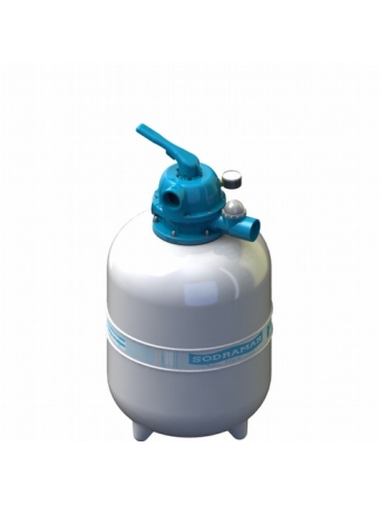 Filtro de areia para Piscina Sodramar FM 50 com válvula 6 vias