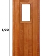 Porta para Sauna Seca Madeira Sodramar