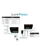 Módulo RGB 90 w WIFi + 2 saídas auxiliar Luxpool -