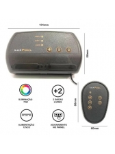 Módulo RGB 90 w + 2 saidas auxiliar  Luxpool
